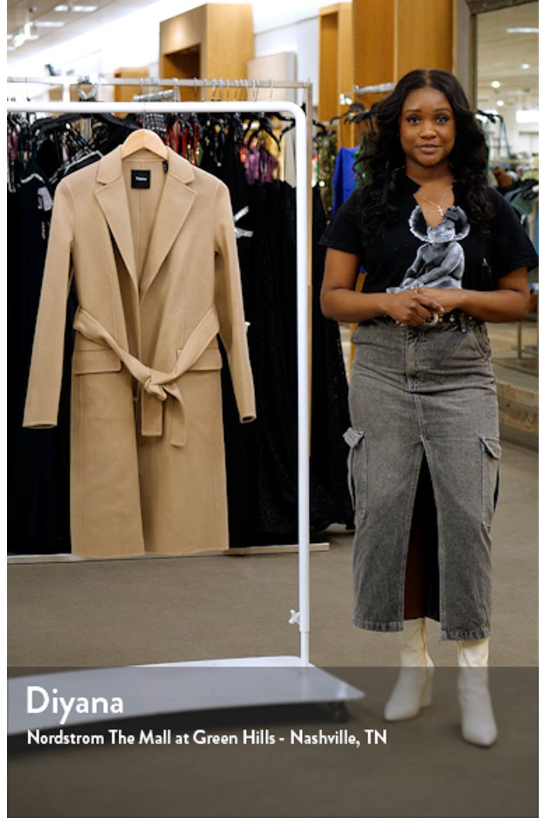 Wool & Cashmere Wrap Coat video