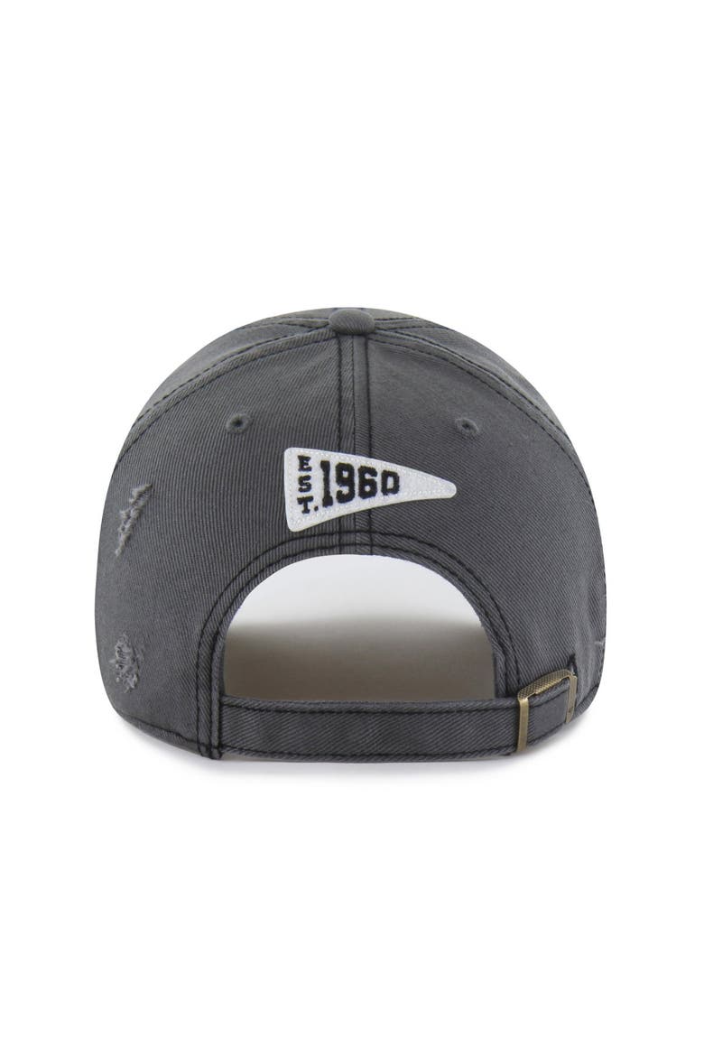 Men's '47  Charcoal Las Vegas Raiders Seymoore Clean Up Adjustable Hat, Alternate, color, Charcoal
