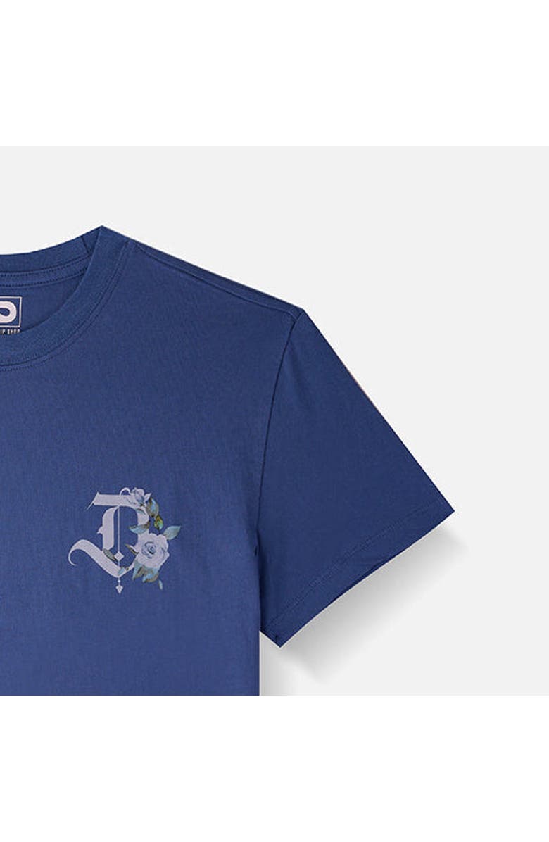 The Drip Shop Garden District Tee - Big Kid, Alternate, color, Navy