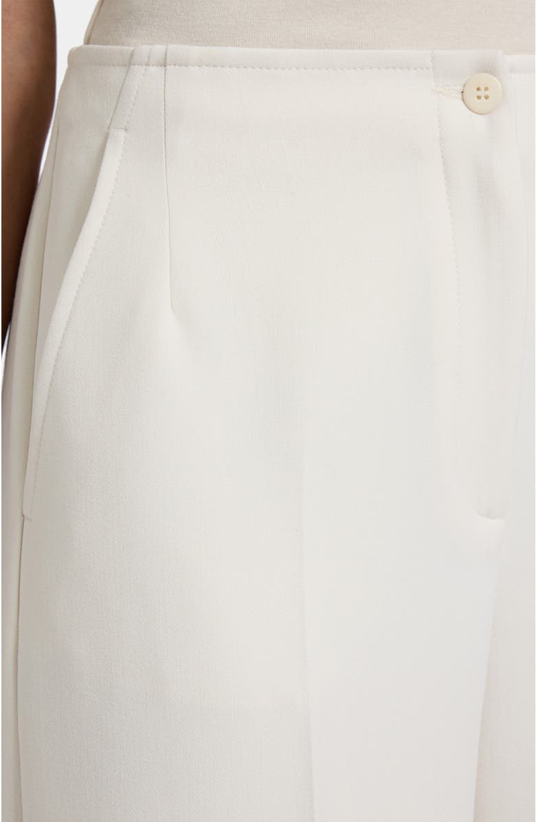 Santorelli Lily Wide Leg Pant in Soft Stretch Crepe, Alternate, color, Sandstone