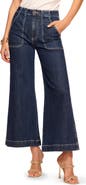 Ramy Brook Theodora High Waist Wide Leg Ankle Jeans