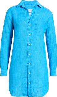 Frank & Eileen Mary Classic Long Sleeve Linen Shirtdress