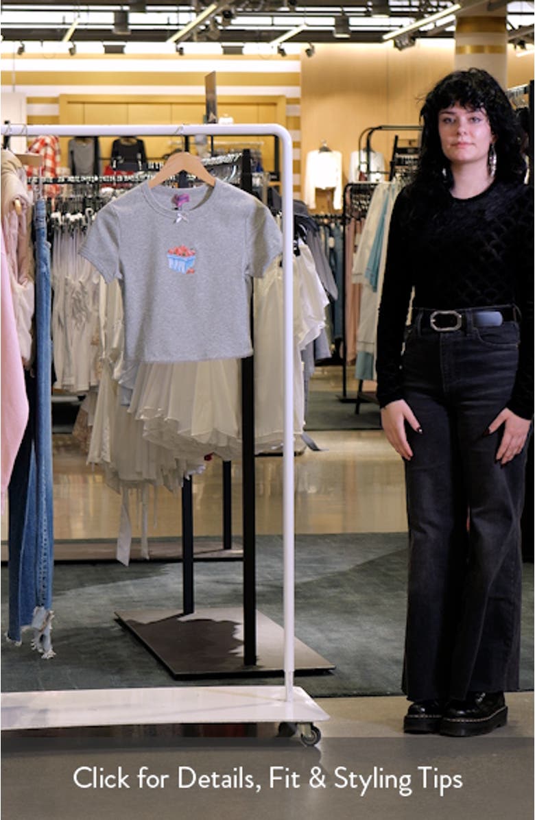 Harvest Graphic Baby Tee, sales video thumbnail