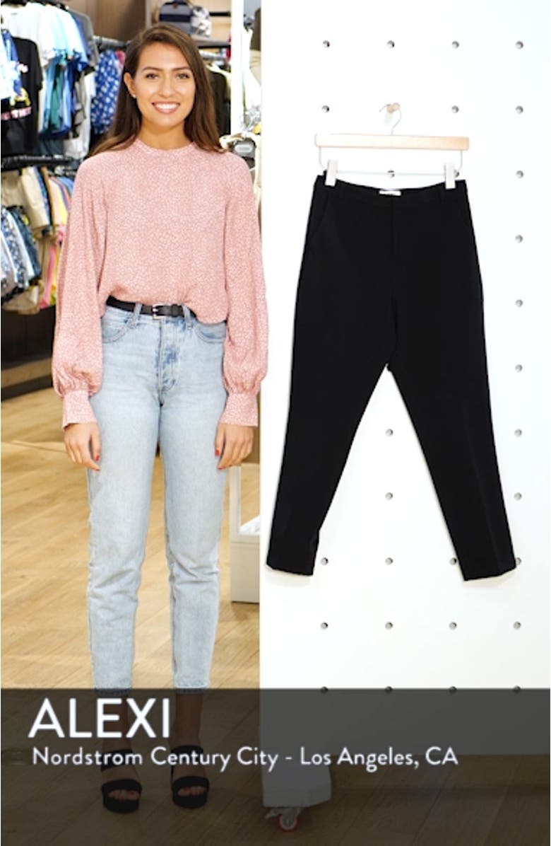 Ludivine Crease Front Crop Trousers, sales video thumbnail