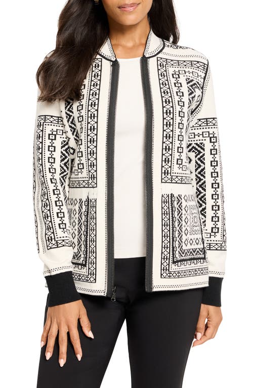 Nic + Zoe Nic+zoe Nordic Nights Reversible Knit Jacket In Multi