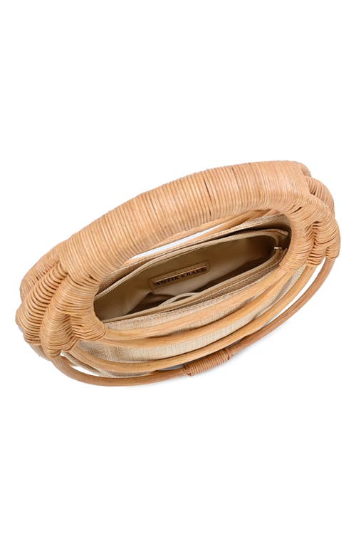 Antik Kraft Wicker Circle Handbag