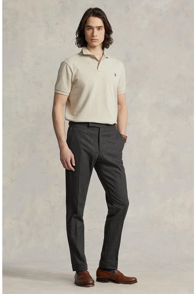 Cotton Piqué Polo, Alternate, color, EXPEDITION DUNE HEATHER/ C8888