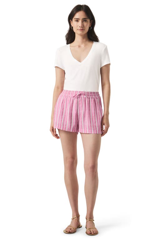 Splendid Celine Stripe Drawstring Shorts