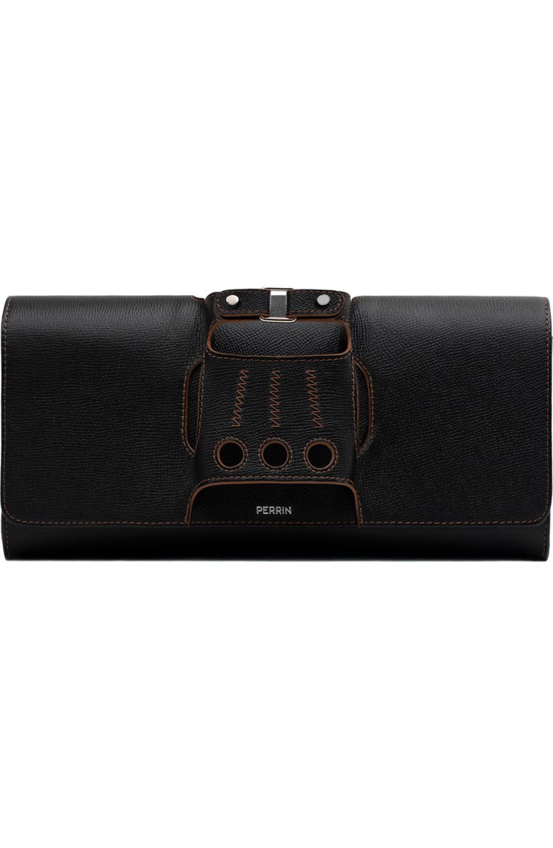 PERRIN PARIS Le Cabriolet Clutch Classic, Main, color, Black / Auburn