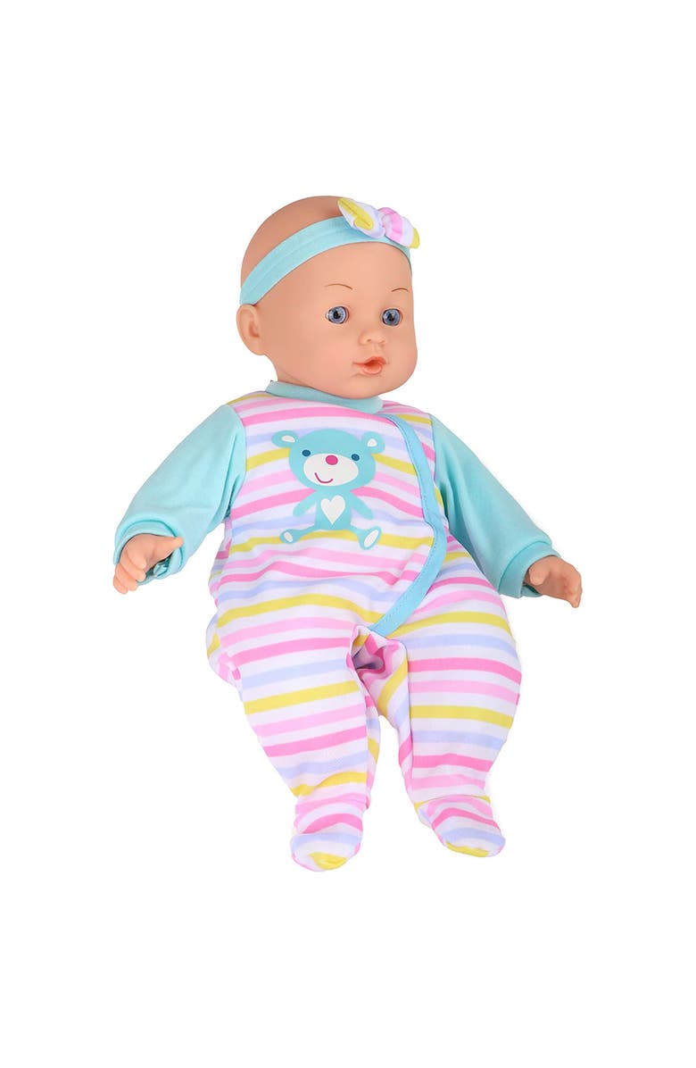 Dream Collection 14 Inch Chatter and Coo Boy Baby Doll, Alternate, color, Multicolored