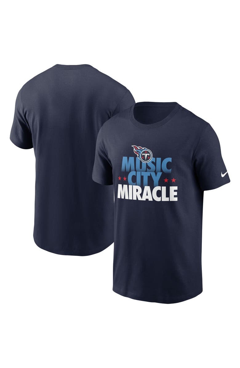 Nike Men's Nike Navy Tennessee Titans Hometown Collection Music City T-Shirt, Main, color, Navy