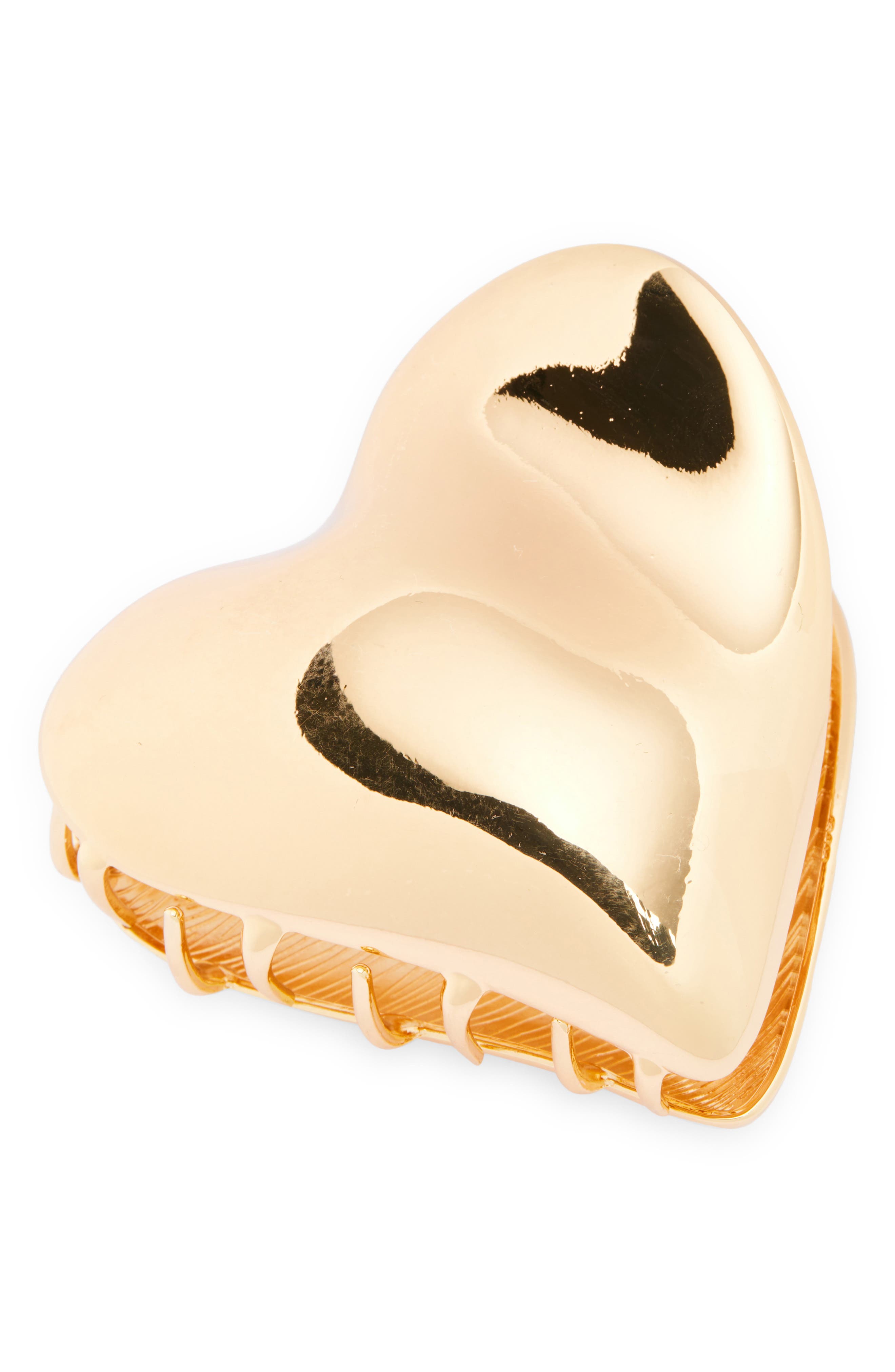 Tasha Metal Heart Claw Clip