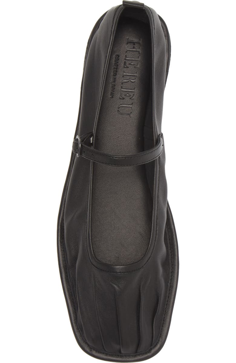 HEREU Dansa Pleated Toe Mary Jane Flat, Alternate, color,