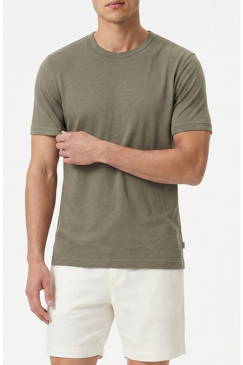 Slub Knit T-Shirt, Main, color, AGAVE