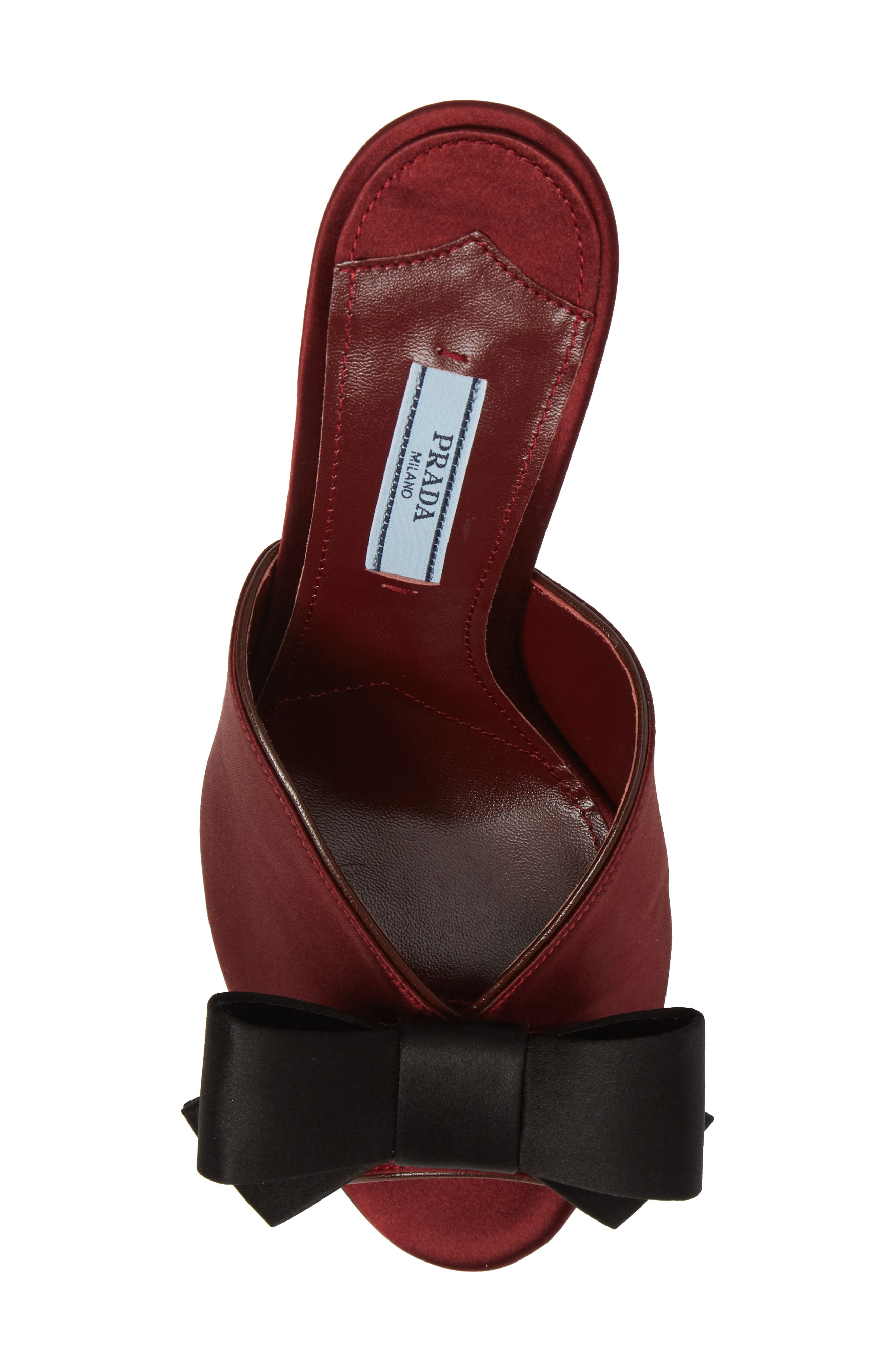 Bow Sandal, Alternate, color, BURGUNDY/ BLACK