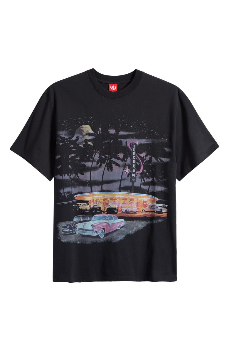 ICECREAM Diamond Oversize Graphic T-Shirt, Alternate, color, Stretch Limo
