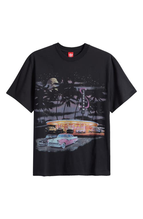 Shop Icecream Diamond Oversize Graphic T-shirt