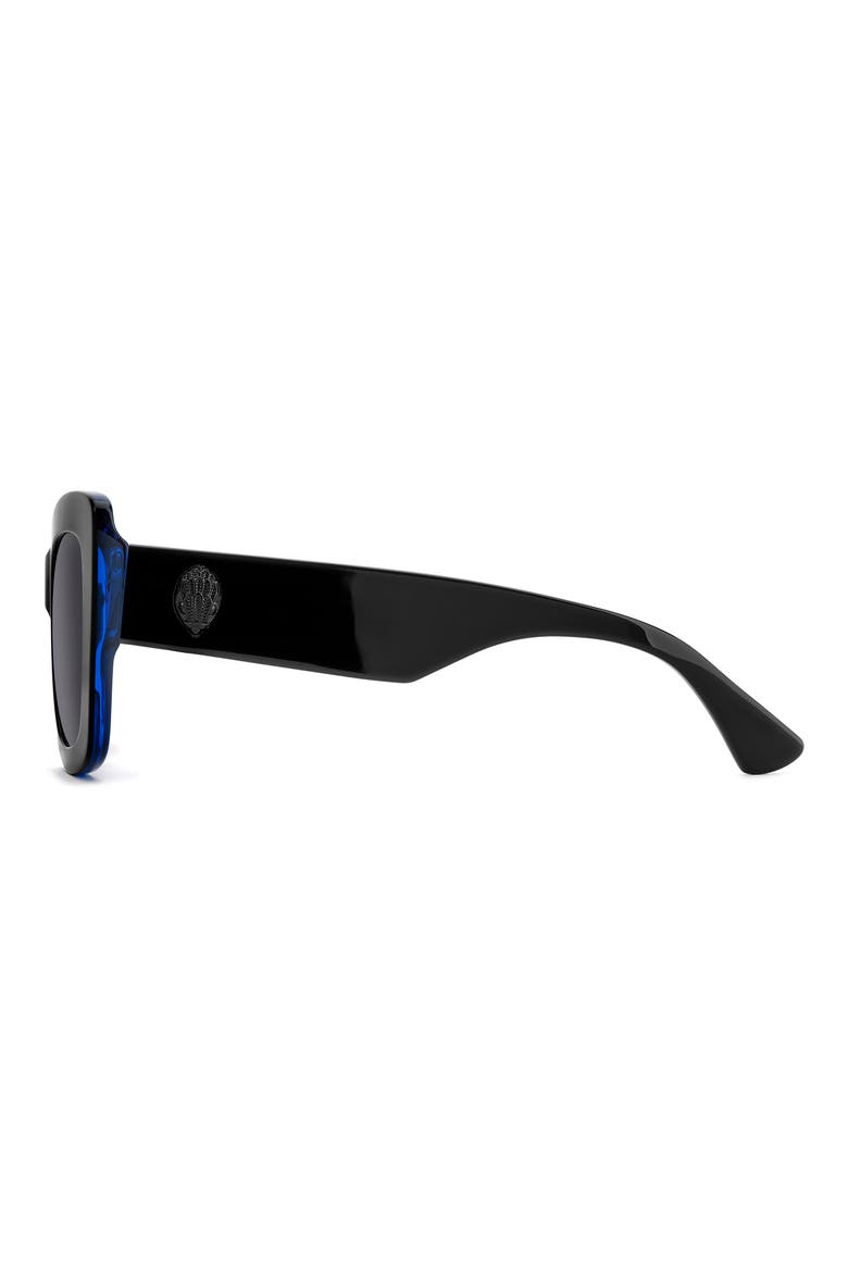 54mm Rectangular Sunglasses, Alternate, color, BLACK BLUE/ GREY