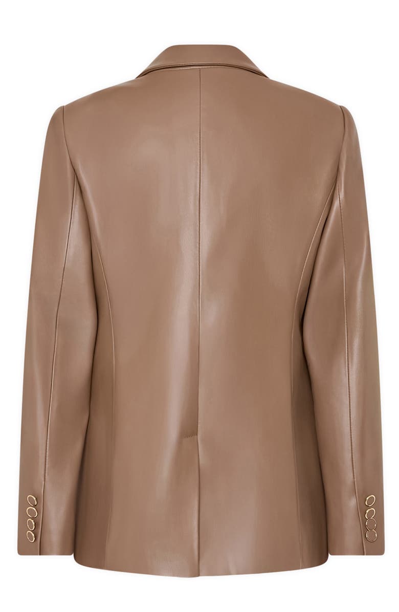 Alexa Faux Leather Blazer