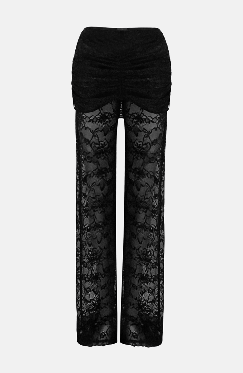 OW Collection SELAH Lace Pants, Alternate, color, Black