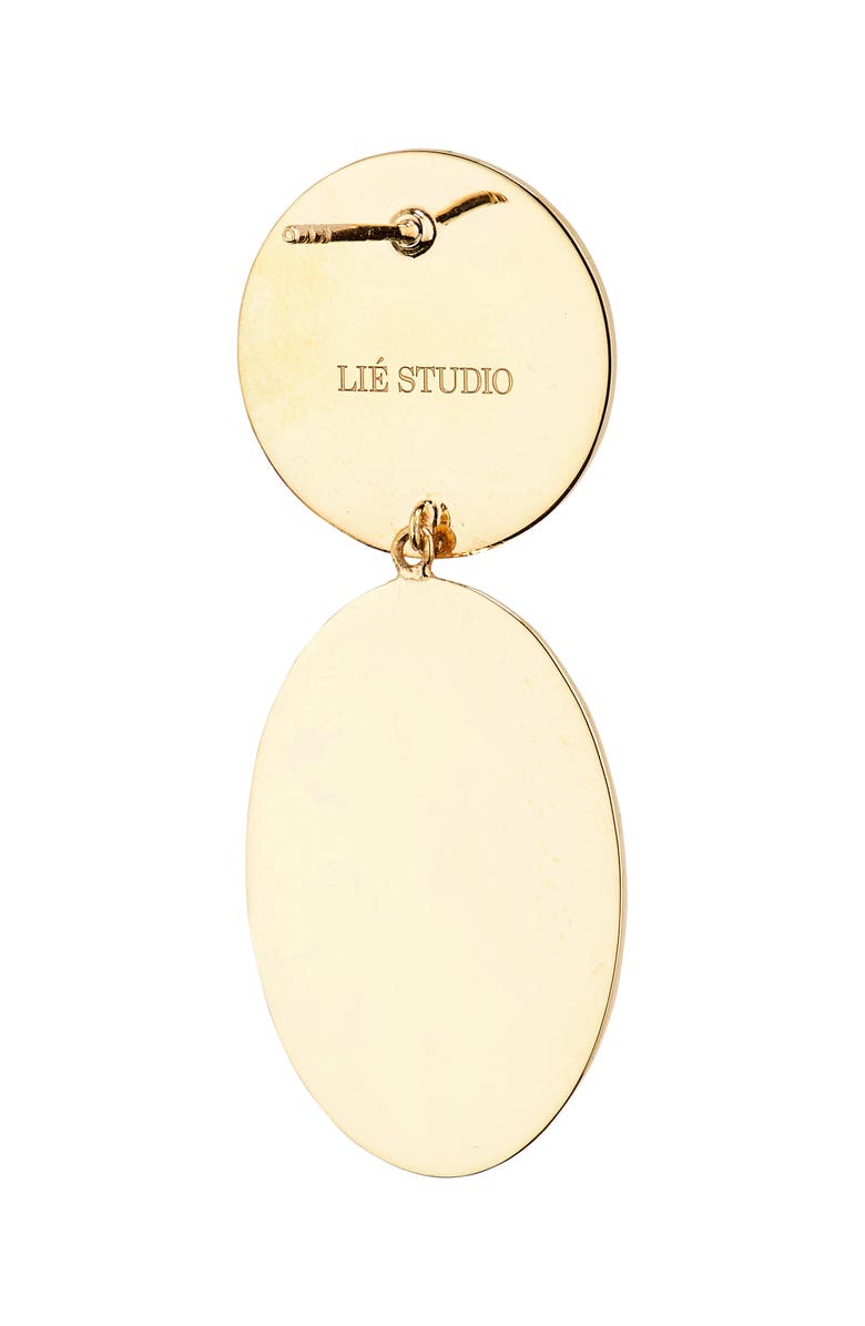 Lié Studio The Klara Drop Earrings, Alternate, color, 18K Gp 925 Sterling Silver