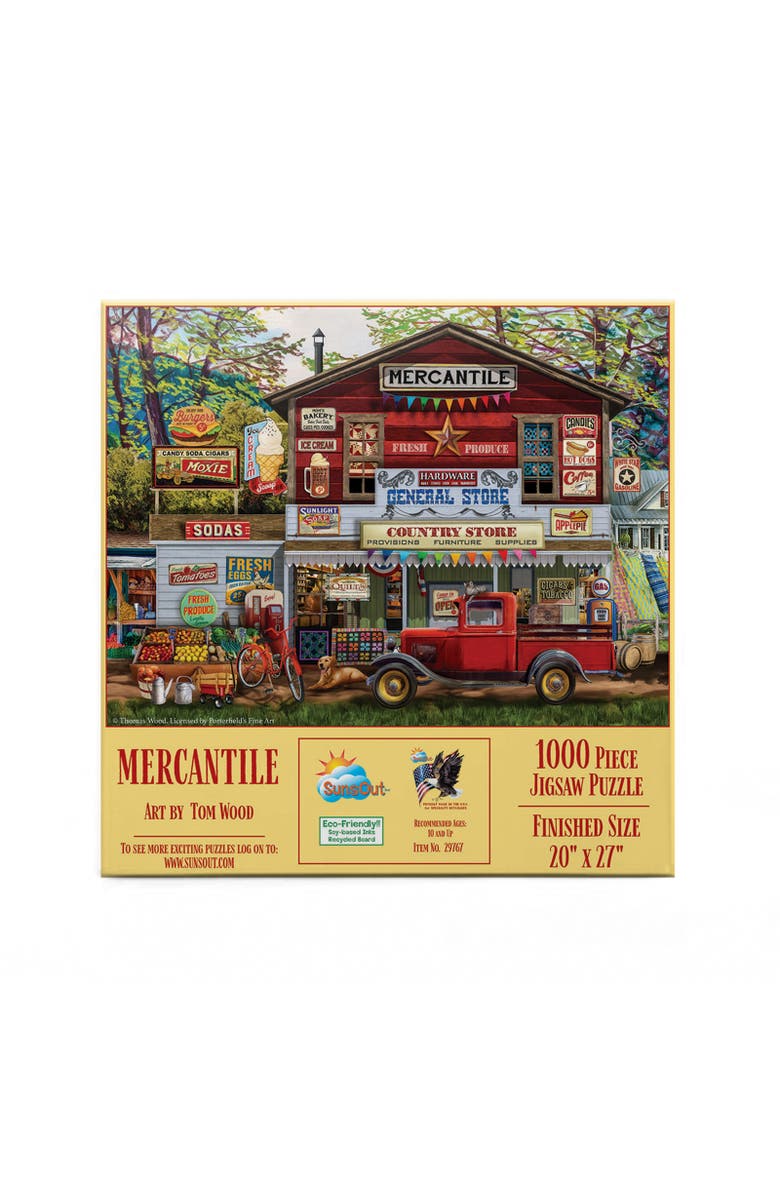 Sunsout Mercantile 1000 piece Jigsaw Puzzle for Adults, Alternate, color, Multicolor