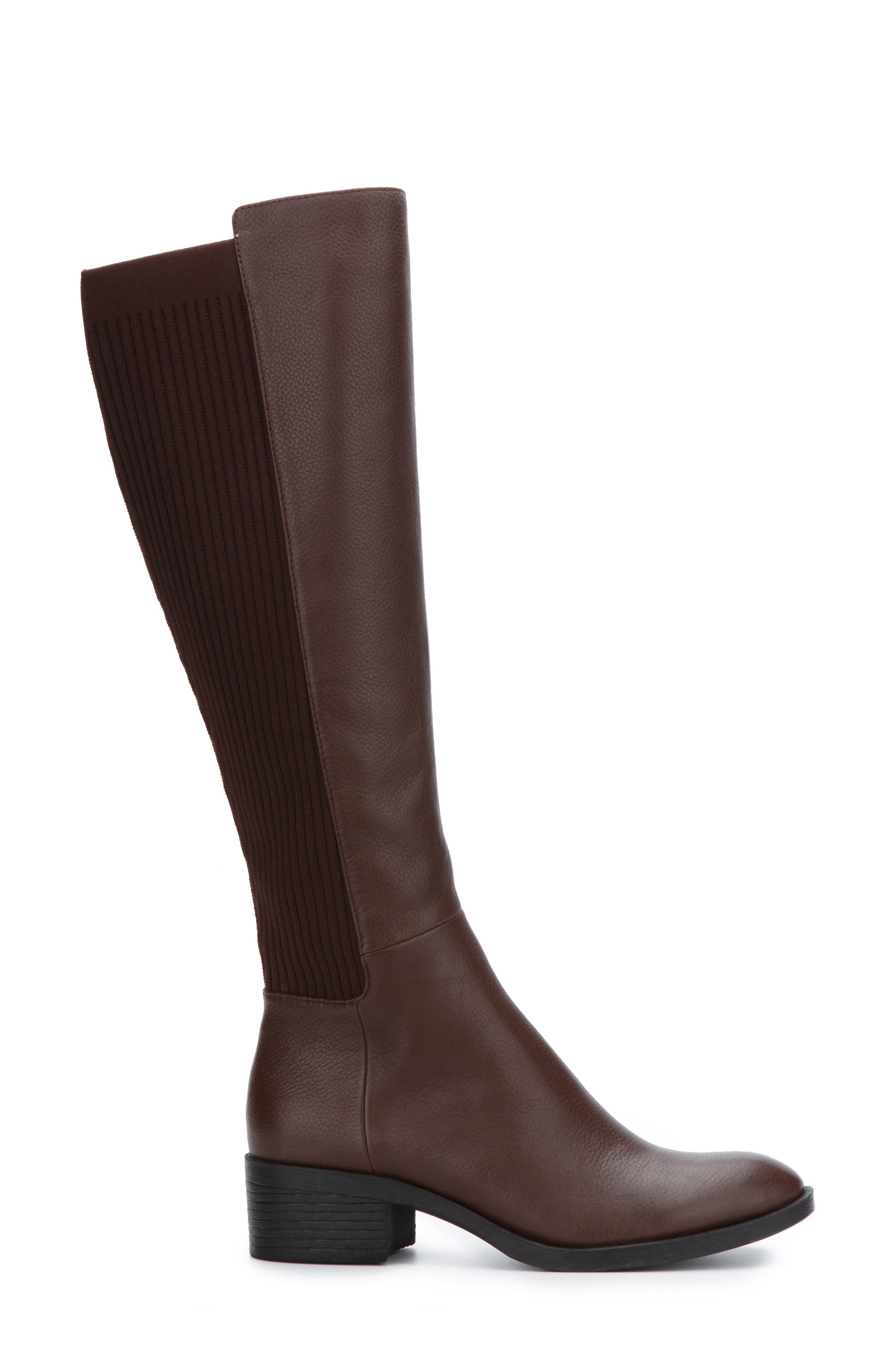 New York Levon Knee High Boot, Alternate, color, CHOCOLATE