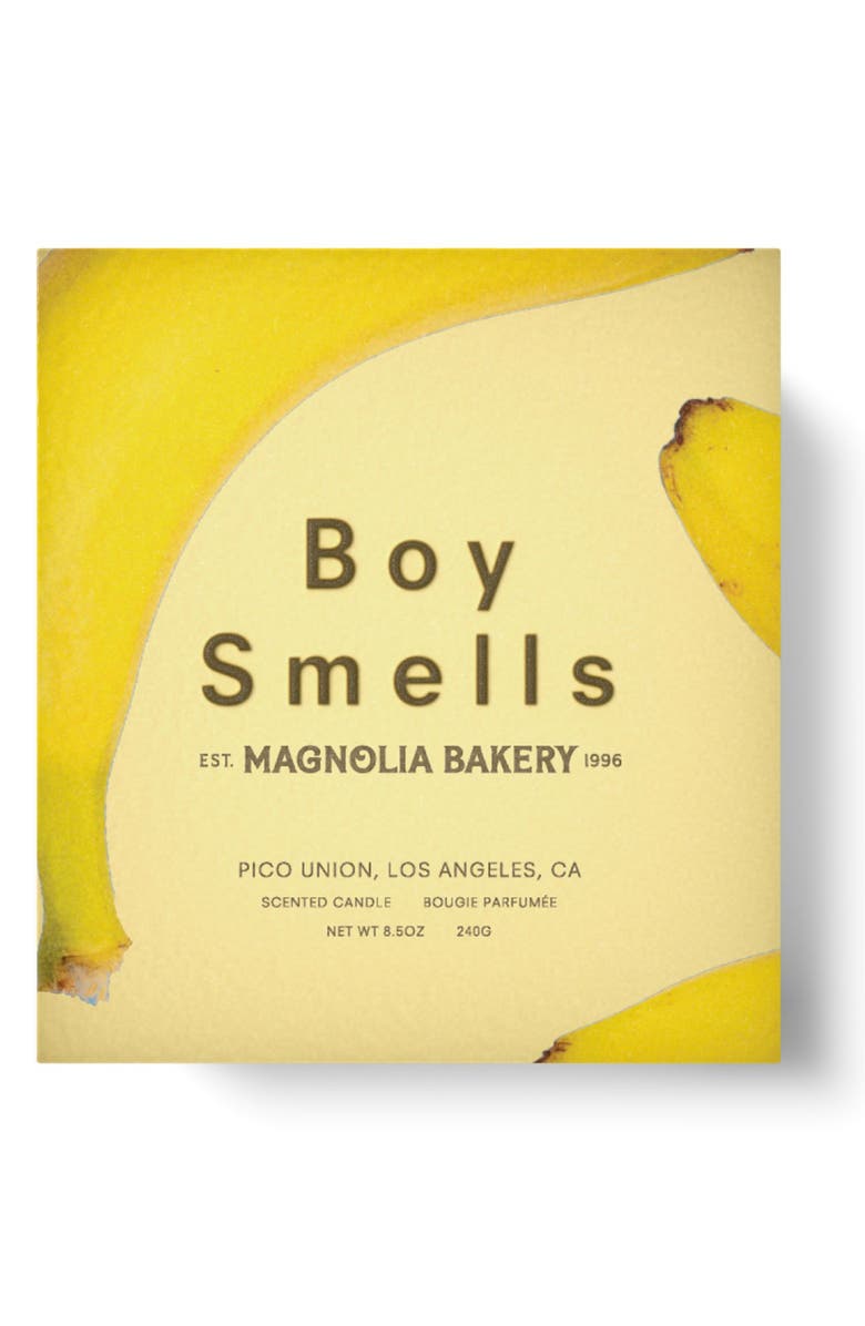 Boy Smells Banana Pudding Scented Candle, Alternate, color, 