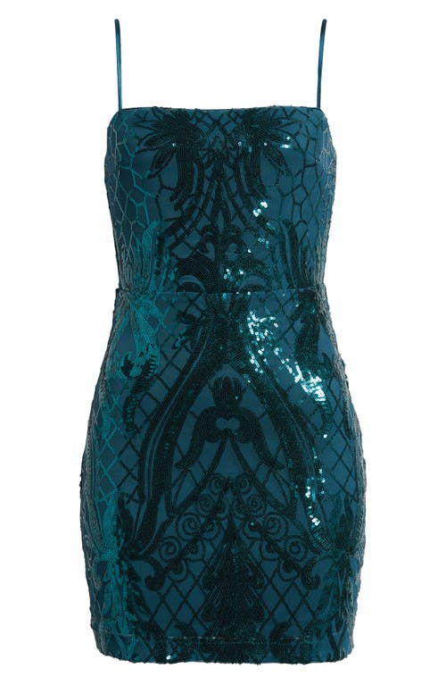 LULUS LULUS SPARKLING MAGIC SLEEVELESS MINIDRESS