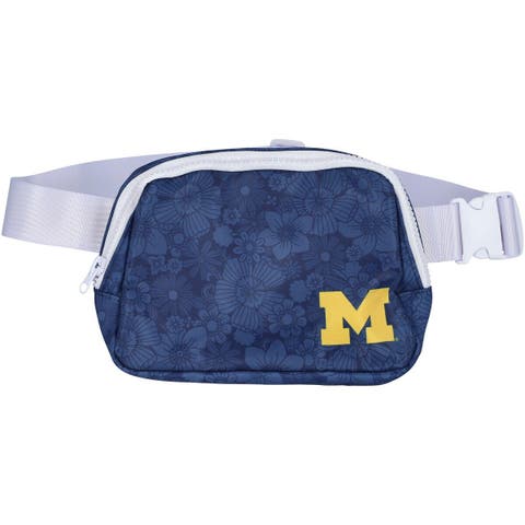 Michigan Wolverines Floral Print Fanny Pack