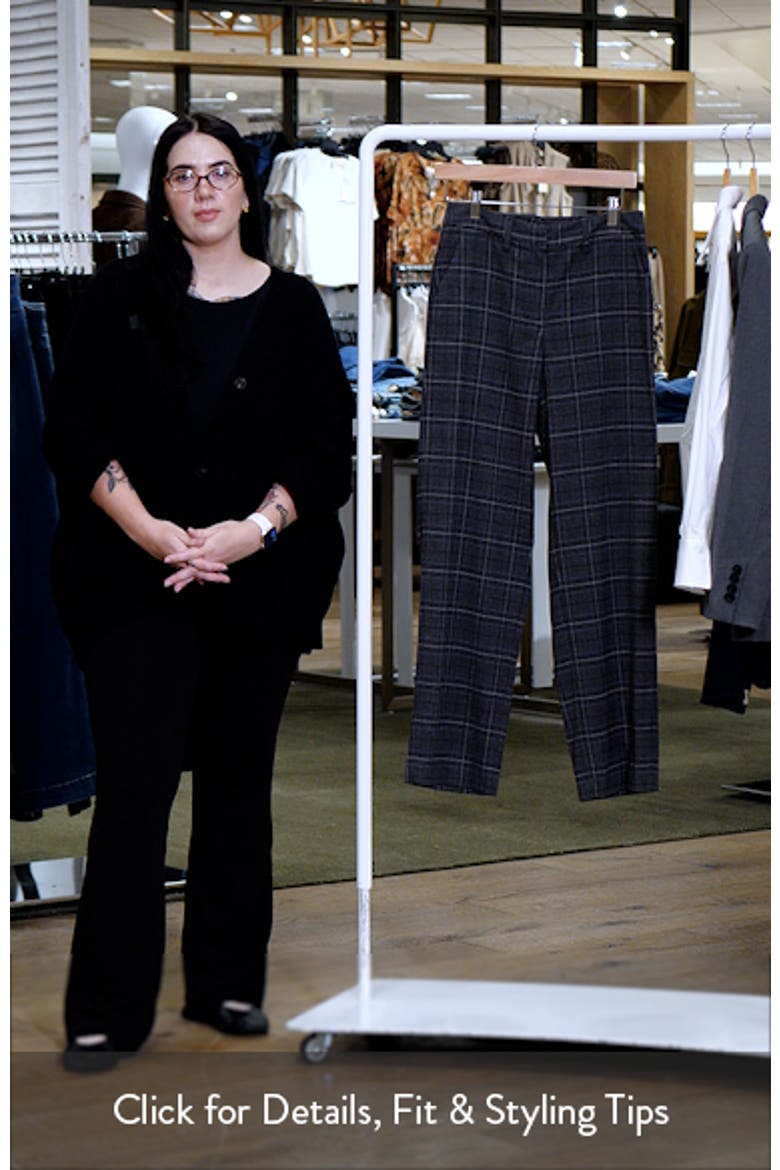 Plaid Straight Leg Pants video