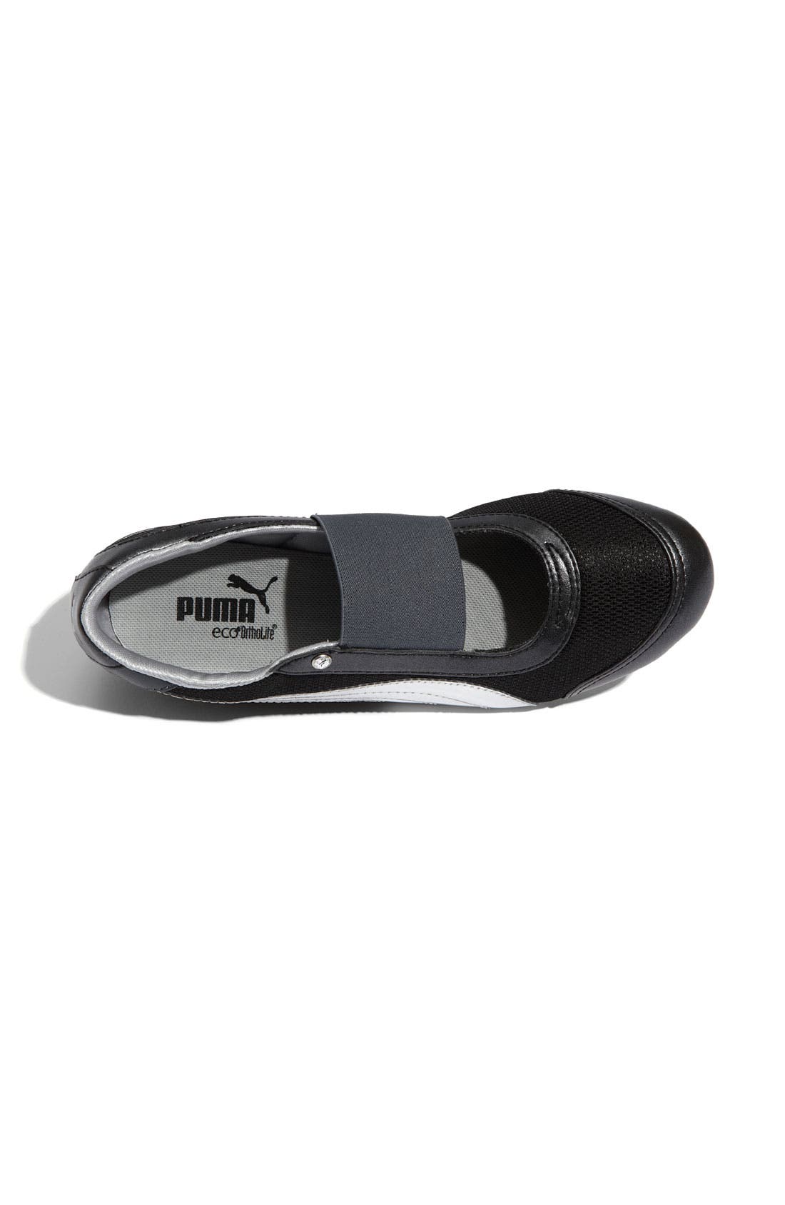 'Sneakerina' Sneaker, Alternate, color, BLACK/ SILVER/ DARK SHADOW