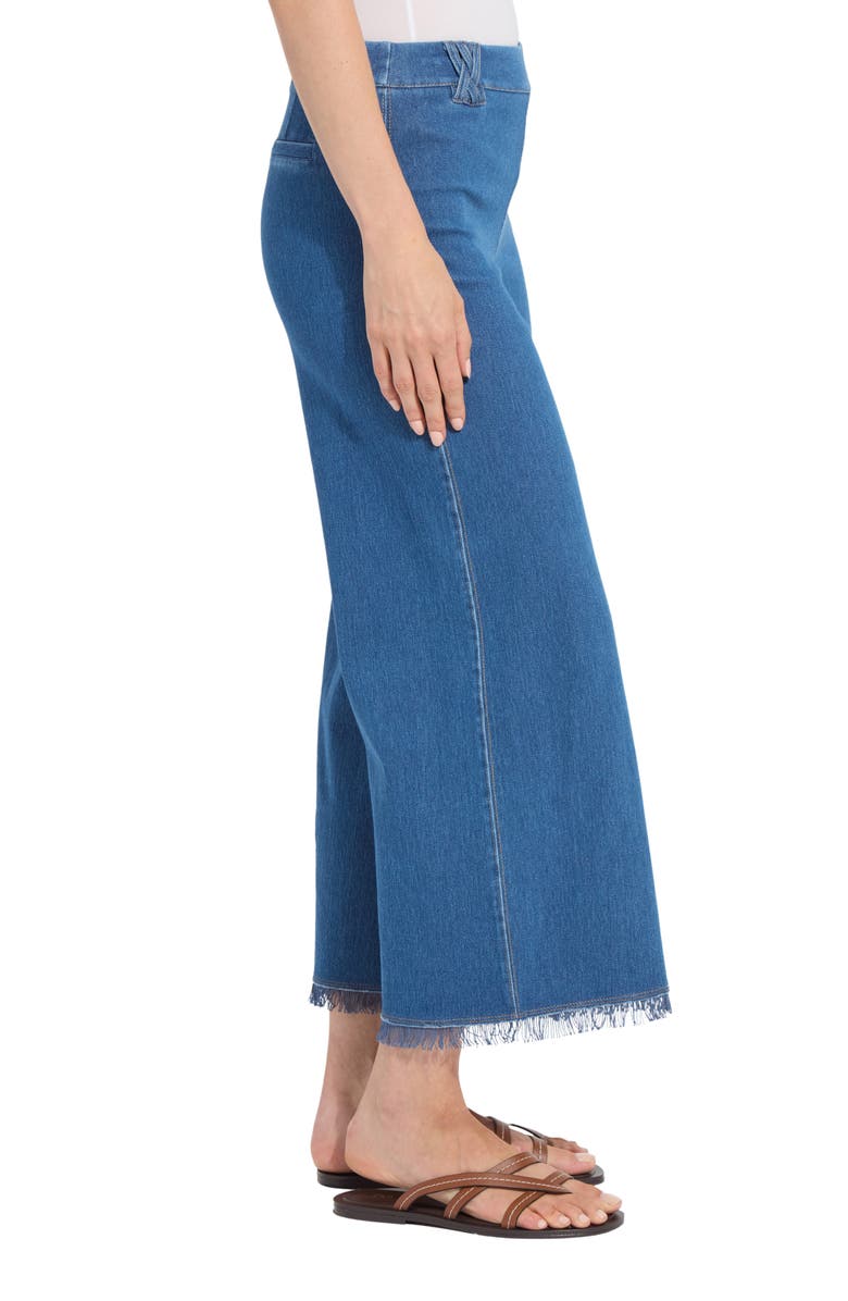 Lysse Liloh High Waist Ankle Wide Leg Denim Pants, Alternate, color, 