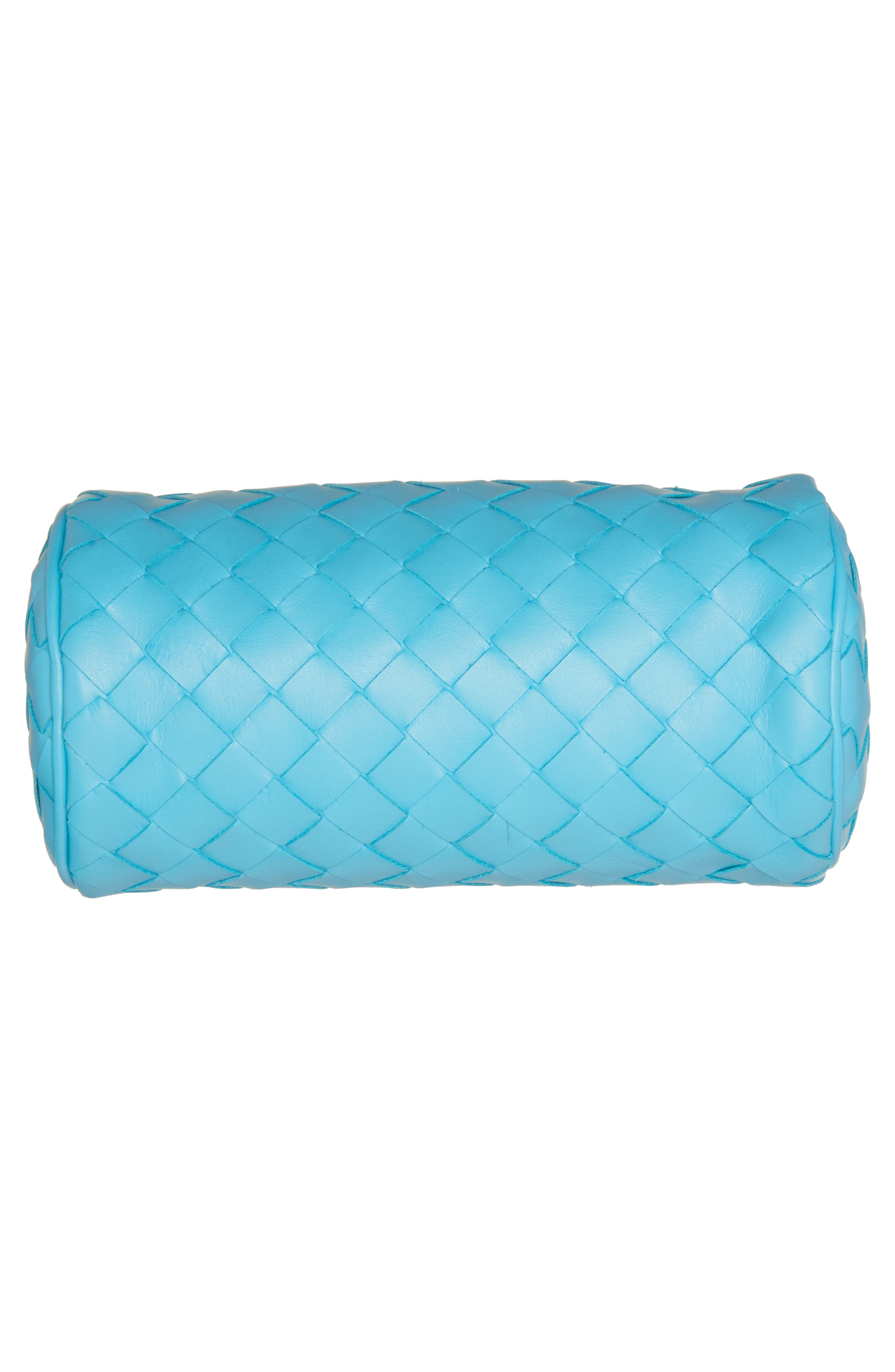 Bottega Veneta Mini Intrecciato Leather Barrel Bag, Alternate, color, 