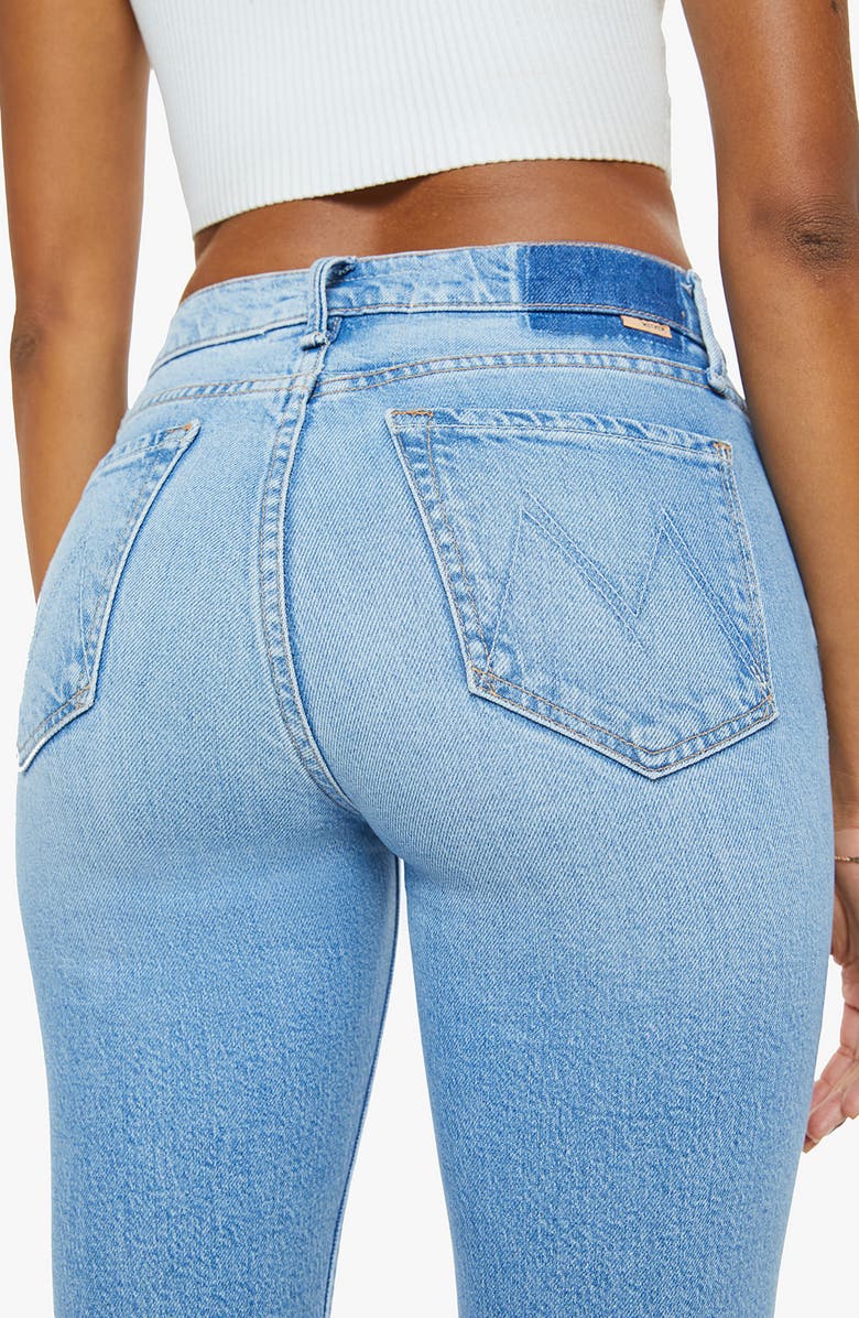 MOTHER Rascal Hover High Waist Ankle Straight Leg Jeans, Alternate, color, Sow Surreal