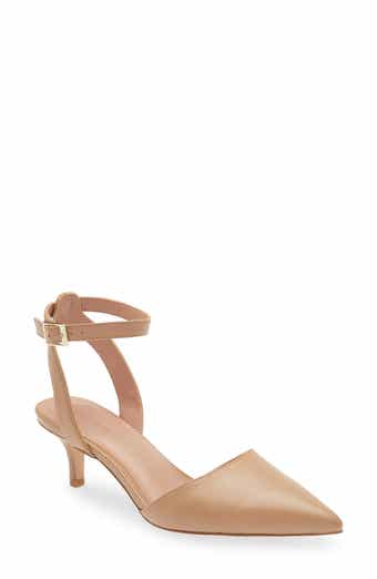 Pearla Kitten Heel Ankle Strap Pump