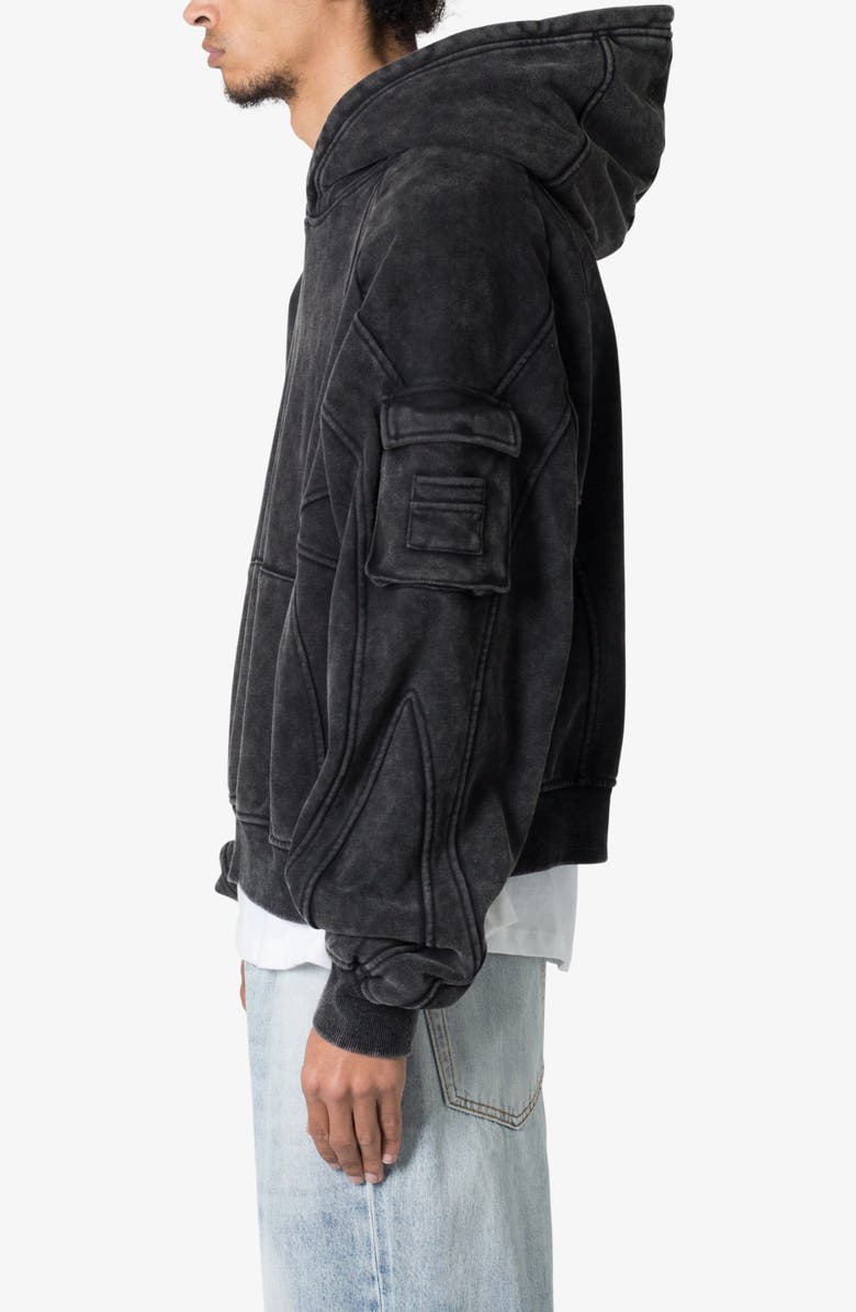 mnml Oversize Pullover Hoodie, Alternate, color, Charcoal Grey