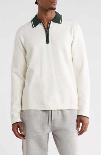 Tipped Quarter Zip Sweater