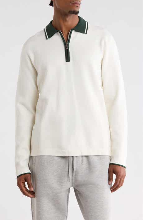 Tipped Quarter Zip Sweater