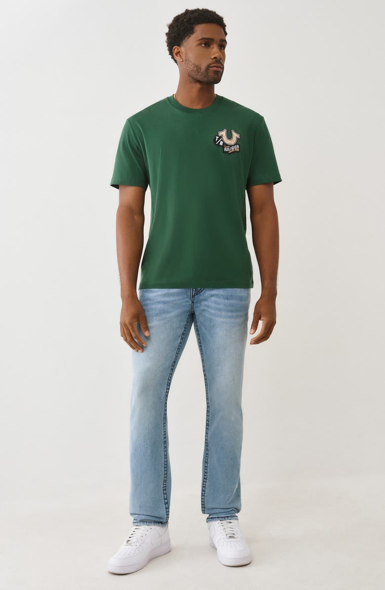 True Religion Geno Big T Slim Fit Jeans, Alternate, color, Light Icy Blue Pine