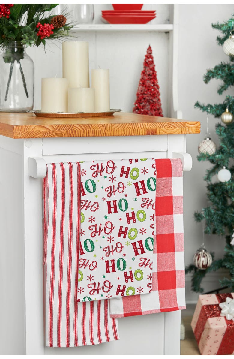 C&F Home Ho Ho Ho Towel, Alternate, color, White