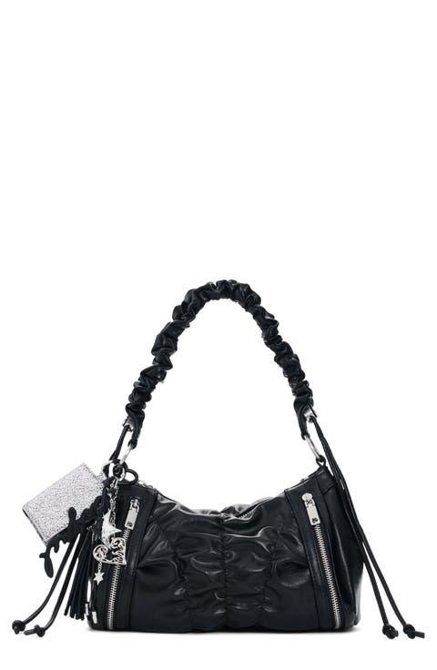 Faux Leather Crossbody Bag