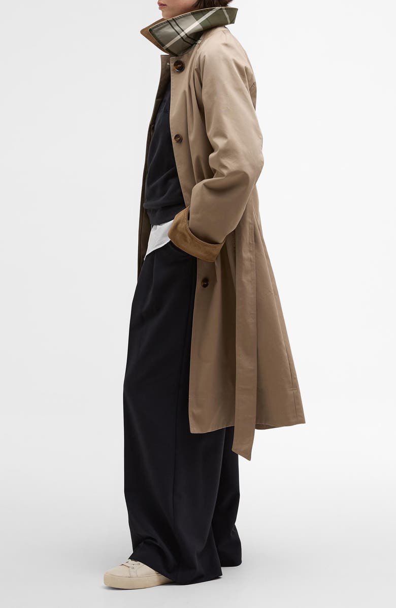 Barbour Reagan Water Resistant Twill Coat, Alternate, color, Honey/ Ancient Poplar