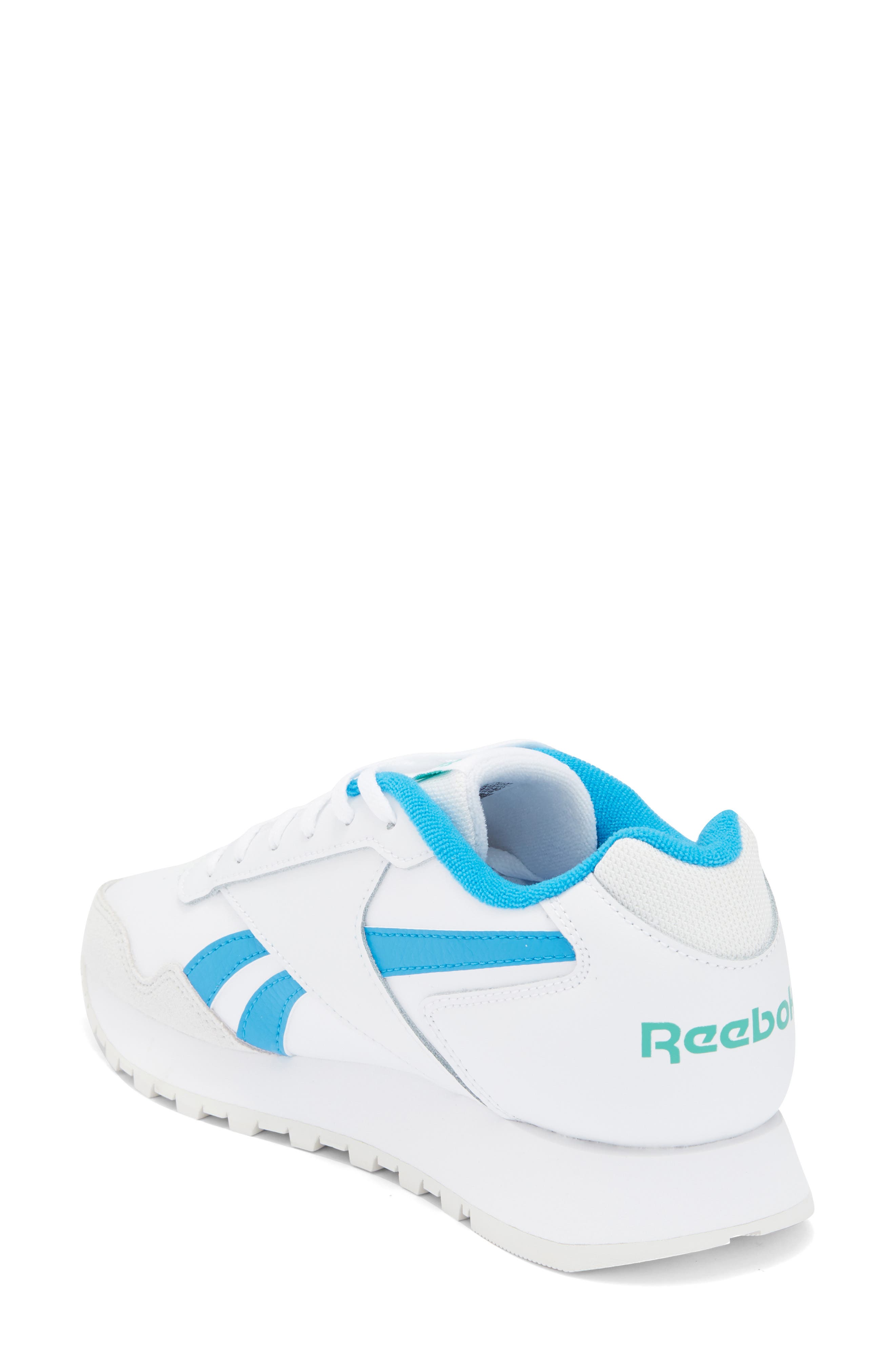 Reebok Glide Sneaker, Alternate, color, White/ Engnrdaqua/ Unlshdgreen