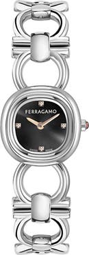 FERRAGAMO Double Gancini Petite Bracelet Watch