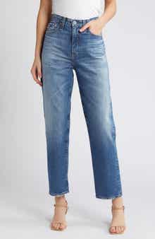 Rian High Waist Ankle Straight Leg Jeans