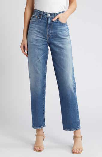 Rian High Waist Ankle Straight Leg Jeans