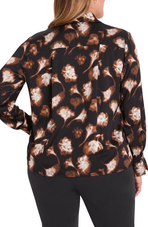 Nic + Zoe Nic+zoe Easy Popover Top In Brown