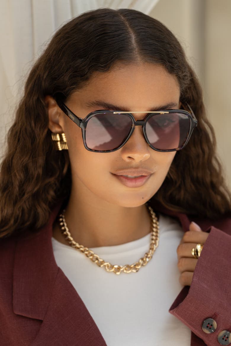 Spencer Aviator Sunglasses, Alternate, color, Lavender