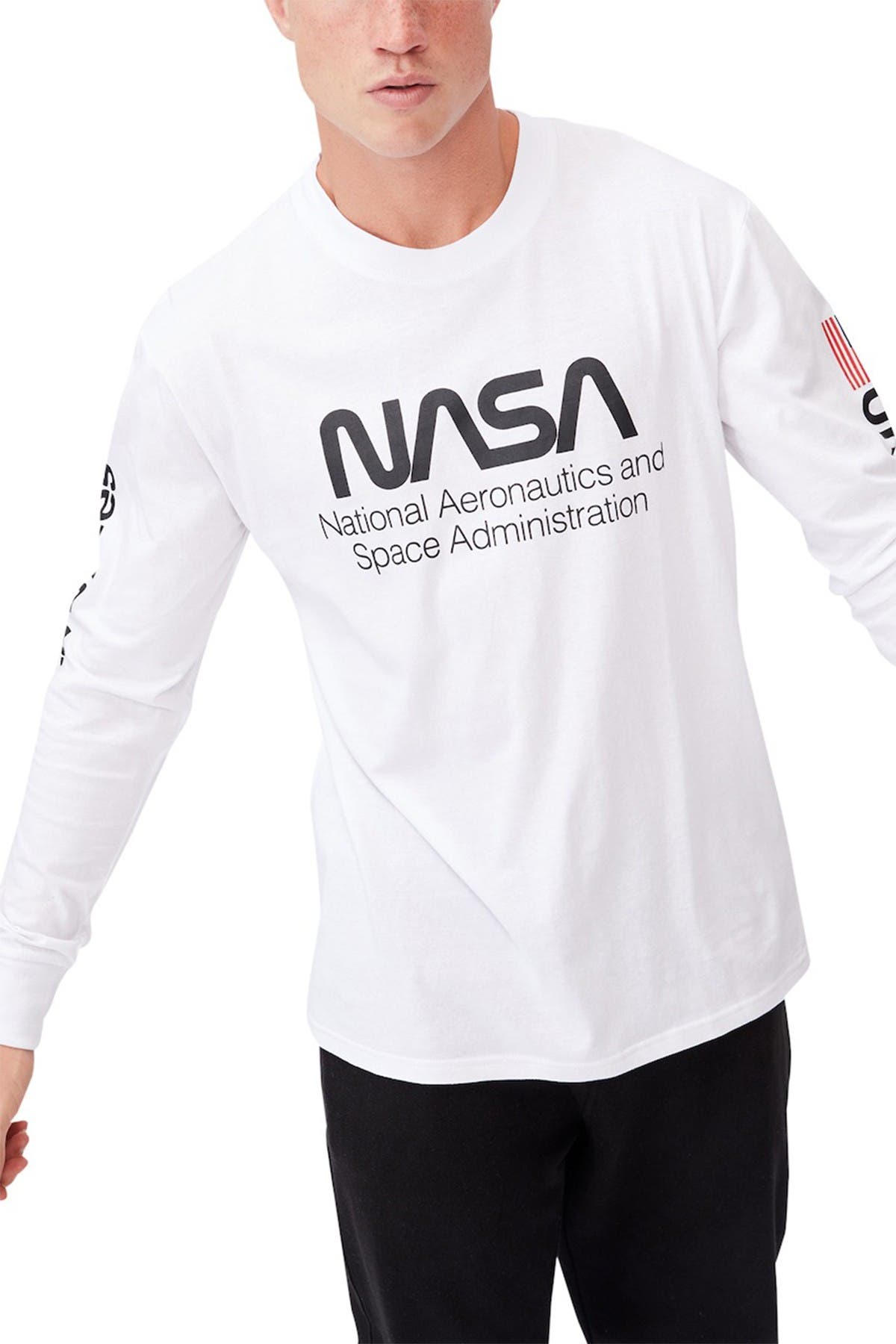 Nasa Sleeve Print